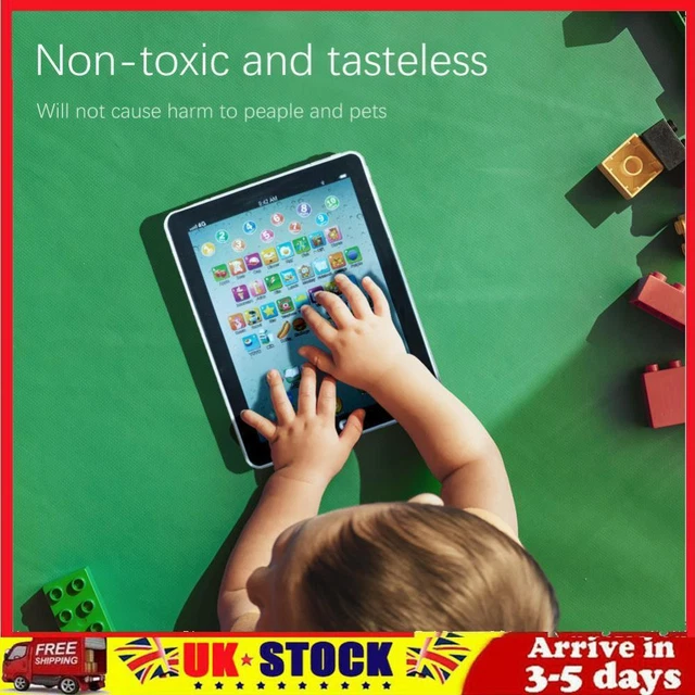 Learning Machine Tablet English Educational Toy for Toddlers Kids (Black)