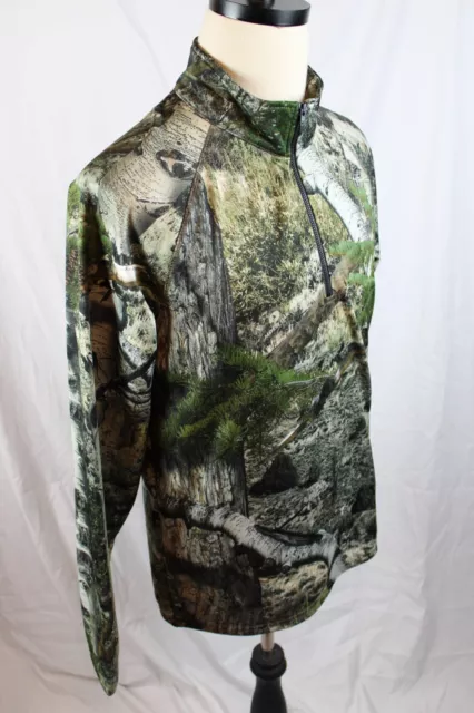 Mossy Oak Camouflage Jacket Full Zip Forest Hunting Men's Size Medium