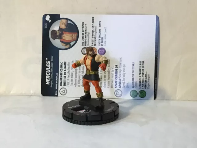 HeroClix The Mighty THOR #003  HERCULES   MARVEL