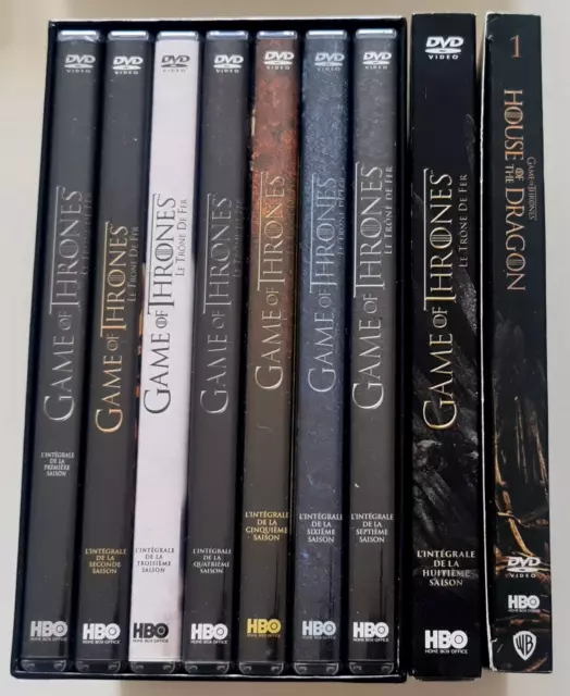 Game of Thrones. Intégrale Saisons 1 à 8 + House of the Dragon Saison 1.