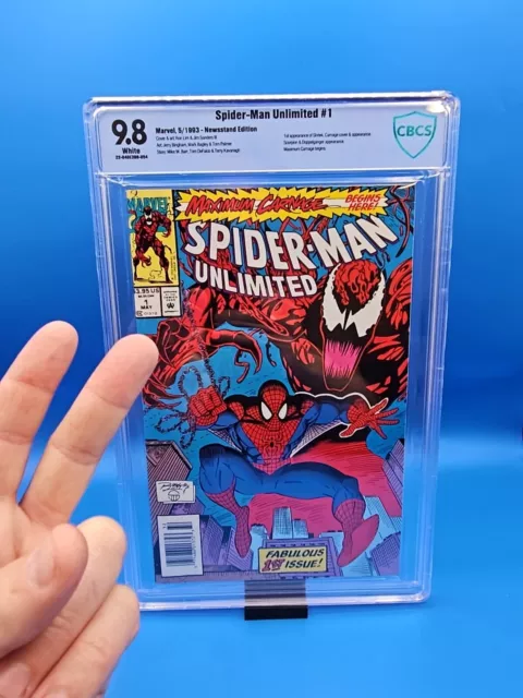 Spider-Man Unlimited #1 Marvel Comics 1993 CGC 9.8 1st Shriek Rare Newsstand