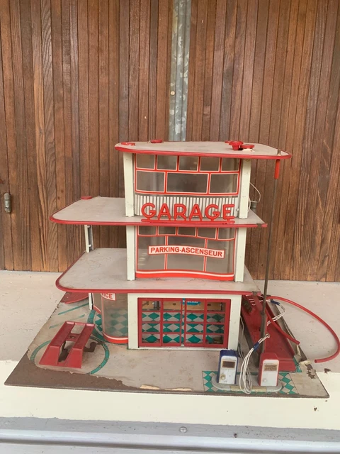 Garage / Station-service Mont Blanc Mioux - Jouet Ancien En Bois - Bon état - Dans Sa Boîte