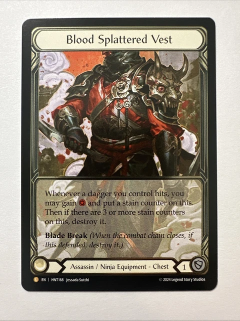 BLOOD SPLATTERED VEST - Flesh And Blood - The Hunted 168