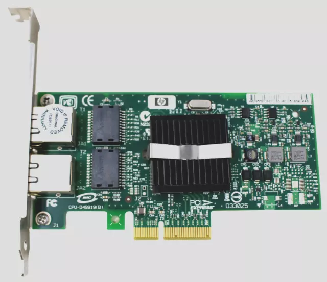 HP NC360T Dual Port PCI-E Server Full Profile Gigabit LAN Ethernet Network Card
