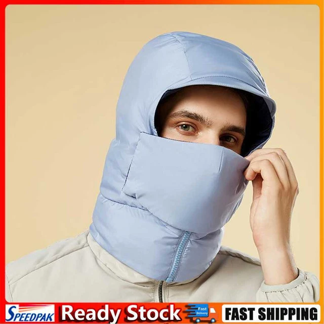 Cycling Caps Windproof Winter Headgear for Bike Motorcycle Riding (Blue)