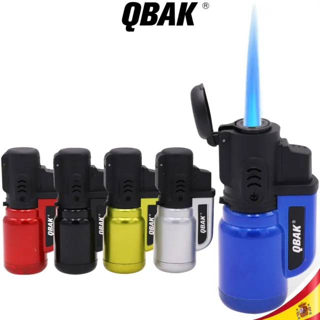 Encendedor De Llama Tipo Soplete - A Prueba De Viento, Ajustable, Ideal Para Barbacoa, Camping O Manualidades - Pack De 4 Piezas