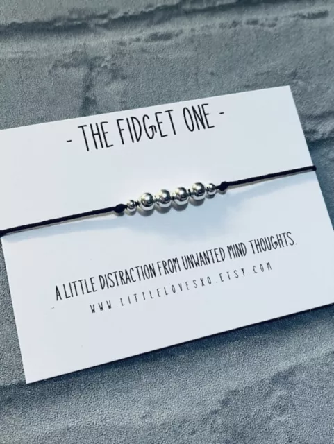 Fidget Bracelet Stress Anxiety Relief Autism Mental Health Support Worry Reliefs