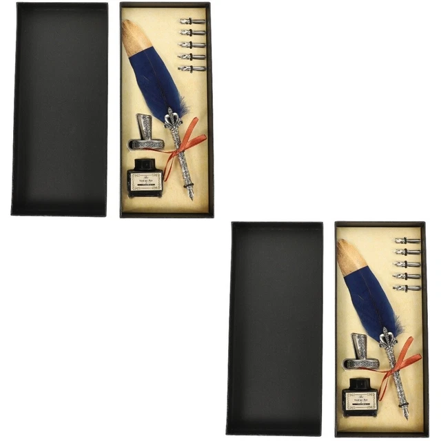2 Sets Stift Für Hochzeitszeichen Dip-Kalligrafie-Set Die Bürogeschenke