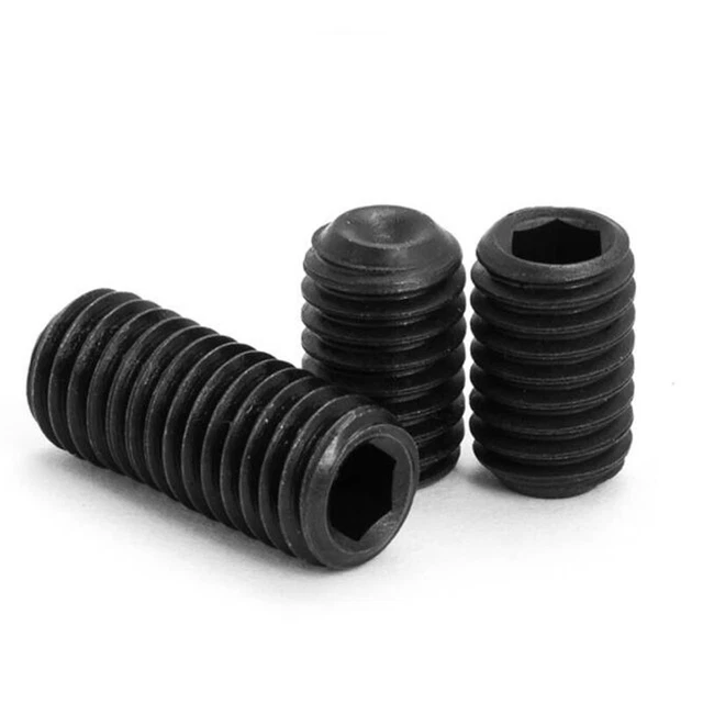 M1.6,2,2.5,3 High Tensile 12.9 Grub Screw Cup Point Allen Hex Socket Set Screws