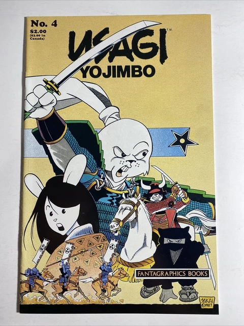 USAGI YOJIMBO v.1 #4 - Fantagraphics Books Stan Sakai Comic Book Ninja Turtles