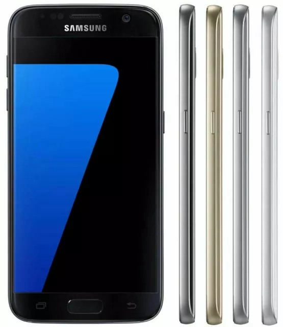 Samsung Galaxy S7 G930F 32GB Unlocked Smartphone Black Gold Silver Pink White