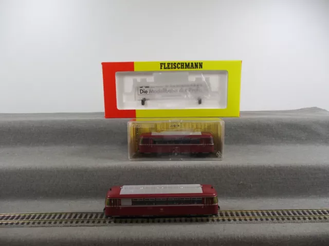 Fleischmann 4407 + 4408 Schienenbus mit Beiwagen [H0, DC, Analog] in OVP