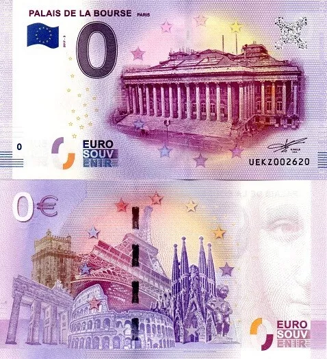 Billet 0 Euro - 2017-3 - Palais De La Bourse - Paris - Uekz002620