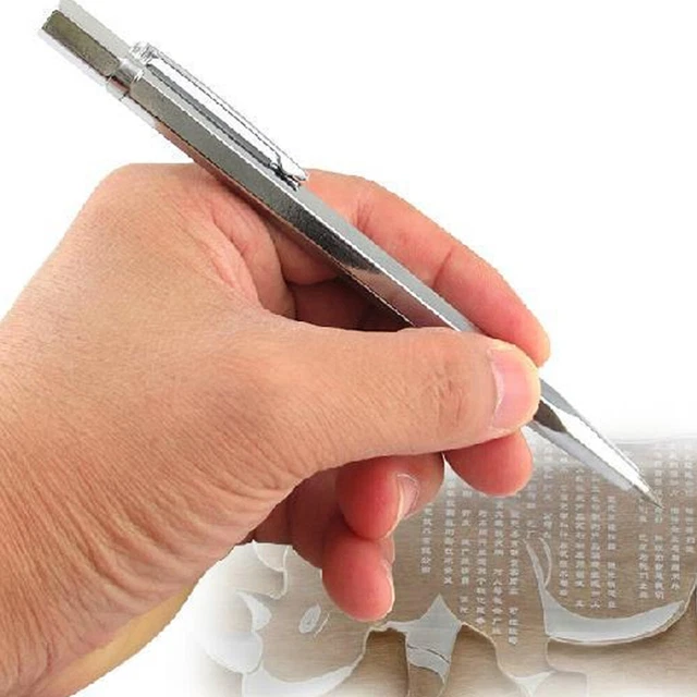 3x 4 Diamond Scribe Engraver Tool for Metal Welding Marking Pen 2