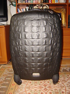 Taschen Reisegepäck Trolleys H\u00fclle zu Samsonite Black Label Koffer crocodile Alexander Mc Queen Trolley 