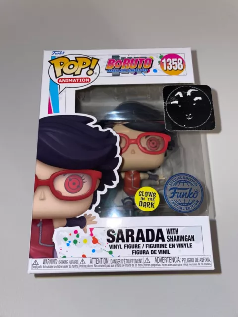 Boruto Sarada with Sharingan Glow-in-the-Dark Funko Pop! Vinyl