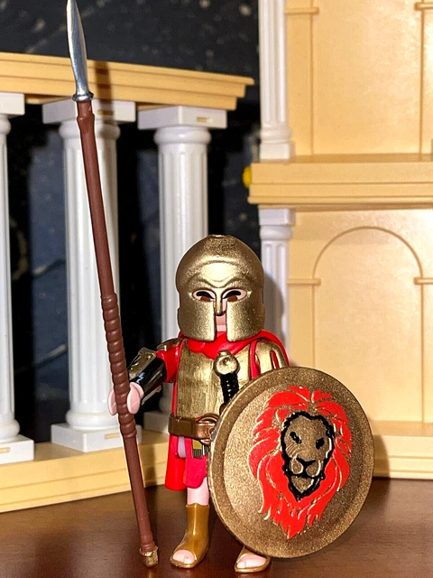 Figurines Playmobil Soldats Grecs, Perses, Romains, Gladiateurs - Lot D'occasion