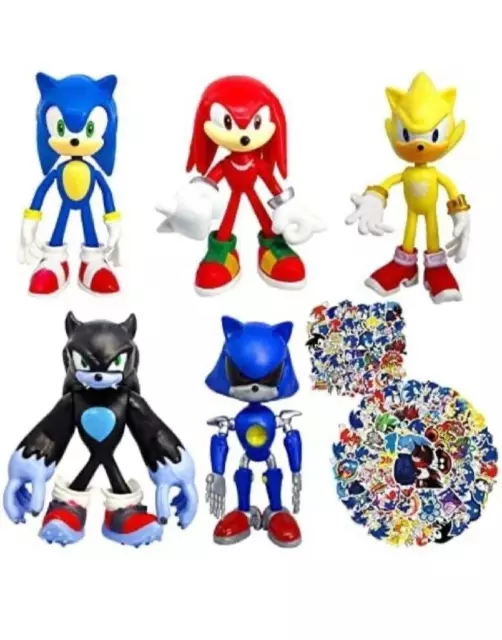 Mavin  Sonic the hedgehog 4 Figures Creepypasta Sonic.Exe Mexican bootleg  toy 5 SegA