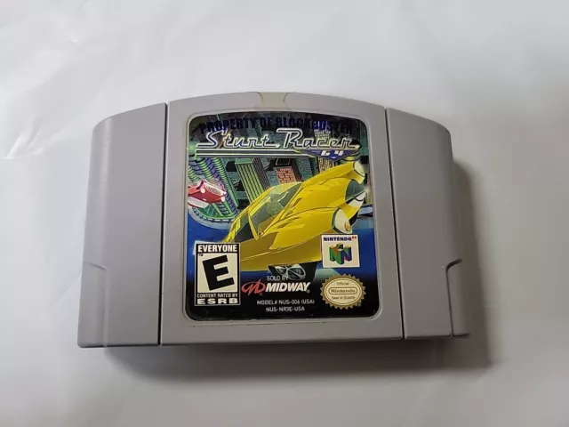 Stunt Racer 64 (Nintendo 64, 2000) N64 Authentic And Tested