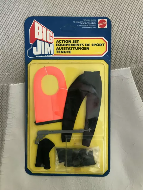 1983 Mib Moc Misb Nib Big Jim  Mattel Vintage Frogman 7156 Action Sets