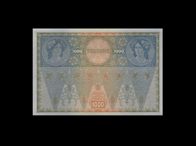 2.1.1902 Austria 1000 Kronen Banknote (( Gem Unc ))