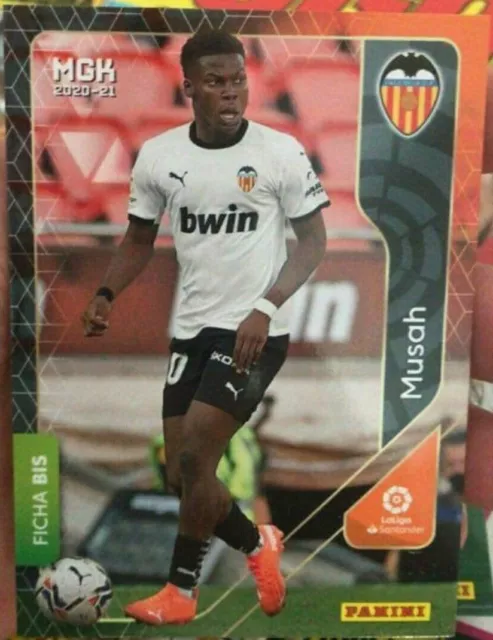 Yunus Musah Rookie Megacrack 2 Edicion. Panini.valencia Nuevo