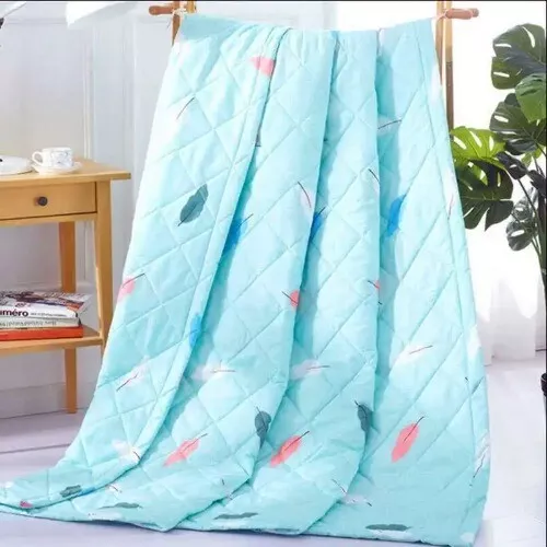 Summer Cotton Quilts Thin Air-conditioning Soft Breathable Office Nap Blanket