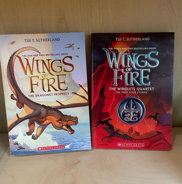 Winglets Books WINGS OF FIRE - The Dragonet Prophecy + The Winglets Quartet Books ...