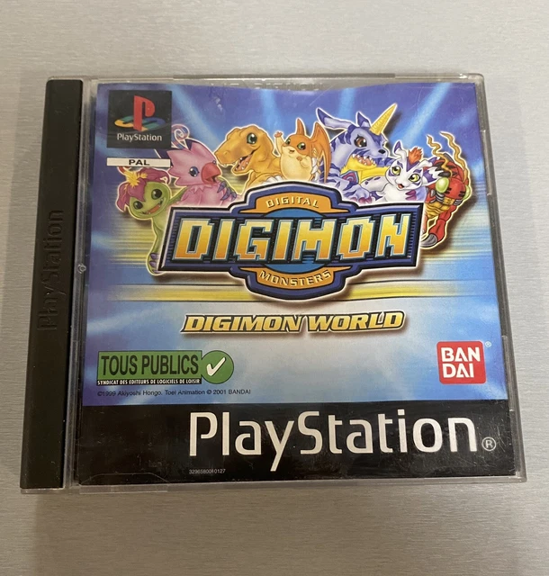Digimon World – PlayStation 1 (PS1) – Version PAL FR complète - Jeux vidéo