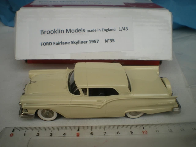BROOKLIN MODELS BRK35A FORD SKYLINER TOP DOWN 1957 - BLACK 1:43