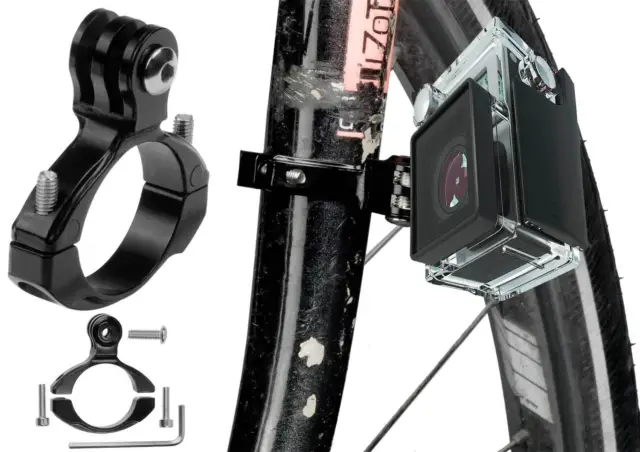 Rohrklemme 26-32mm Halterung Fahrrad Rahmenhalter f QUMOX Actioncam SJ4000