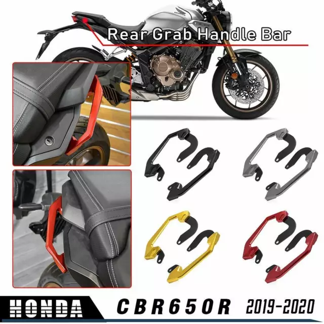 Asiento Pasajero Asidero trasero Barra de agarre para Honda CB650R 2019-2020