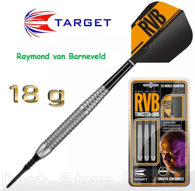 110120 Target Raymond Furgoneta Barneveld Dados Suaves "Tungsteno Aspecto ", 18G