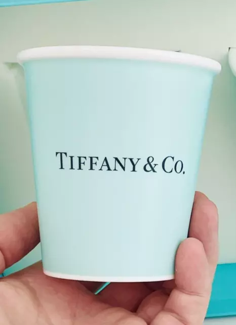 Tiffany & Co Blue Paper Coffee Cup Everyday Objects Bone China