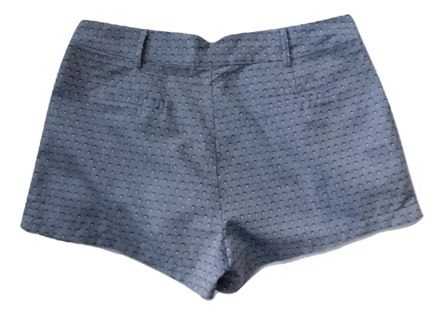 YA Los Angeles Womens Jacquard Trouser Shorts Size L Pleated High Waist Dressy 2