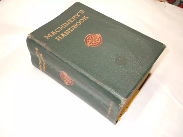 Machinery's Handbook 14th Edition 1953, Machine Shop Reference, 1911 pages, USA 3