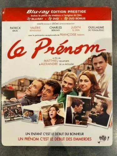 LE PRÉNOM - PATRICK BRUEL - ÉDITION PRESTIGE - film en BLU-RAY zone B + DVD