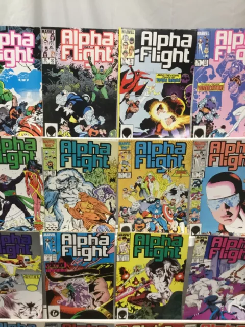 Marvel Comics Alpha Flight 1st Series Comic Book Lot of 45 Issues 3