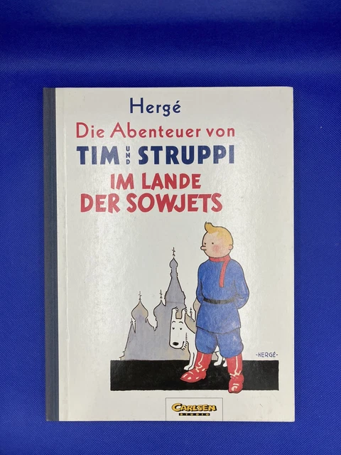 Die Abenteuer von Tim und Struppi Im Lande der  Sowjets Leinenrücken Carlsen TOP