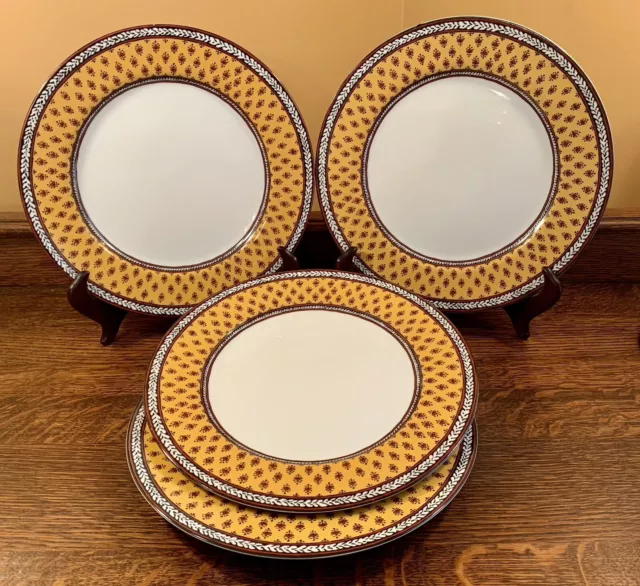 Lot Of 4 Vintage 1970-80s Fitz & Floyd AVIGNON 10.25” Porcelain Dinner Plates