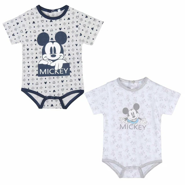 Body Mickey Mouse 2 Stück Weiß