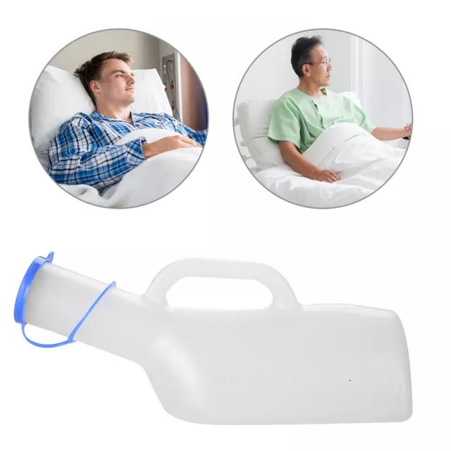 Urine Collector Male Urine Bottle Urinal Storage Bed Pan Transparent For Men