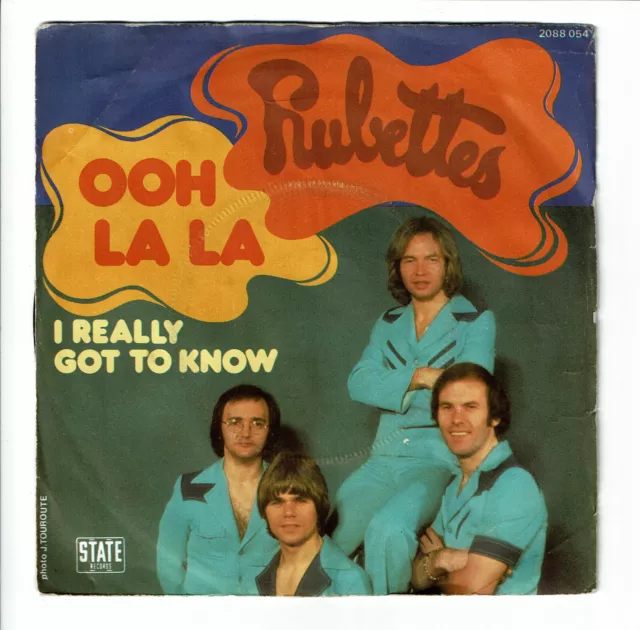 The Rubettes Vinilo 45 RPM 7 "Ooh la La - I Really Got To Know -estado 2088