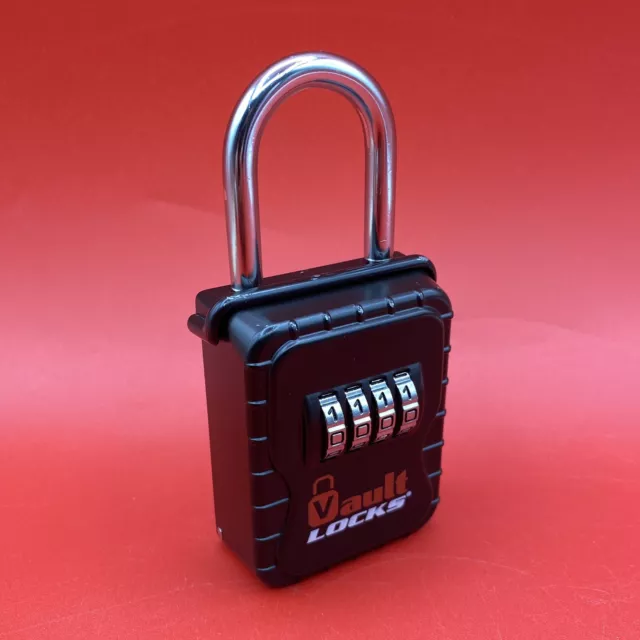 Vault Locks Key Storage Hanging Lock Box with 4 Digit Programmable Code