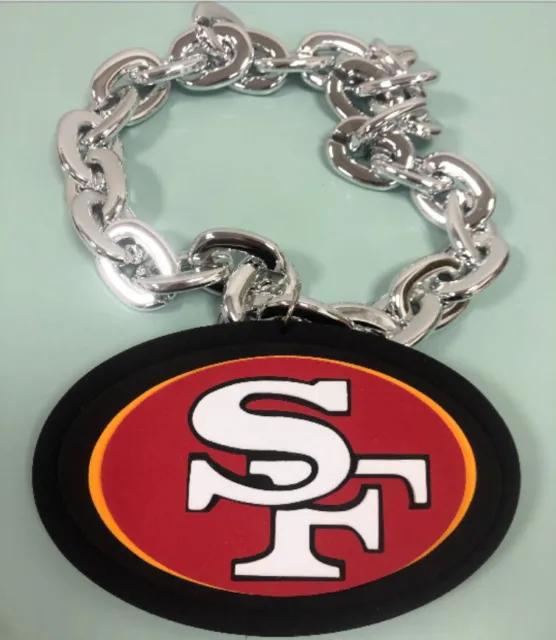 USA San Francisco 49ers New NFL Fan Chain Necklace Foam 4 Colors! FREE SHIPP