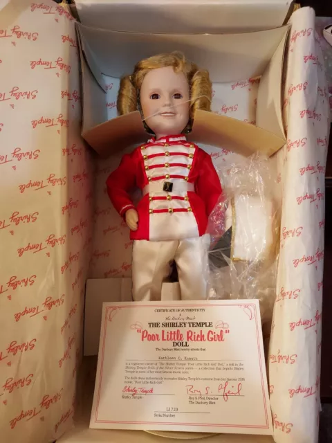 Shirley Temple Poor Little Rich Girl Danbury Mint Dolls of The Silver Screen