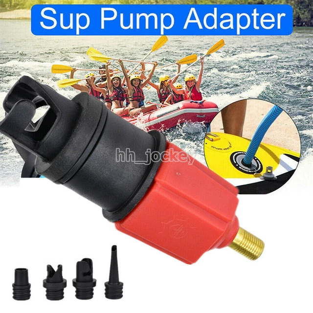 SUP PUMP ADAPTER Inflatable Boat Air Valve Tire Paddle Board Adaptor