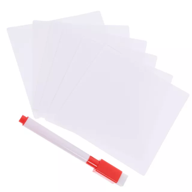Película protectora blanca fácil de reutilizar papel de gráfico pegajoso borrado en seco notas adhesivas