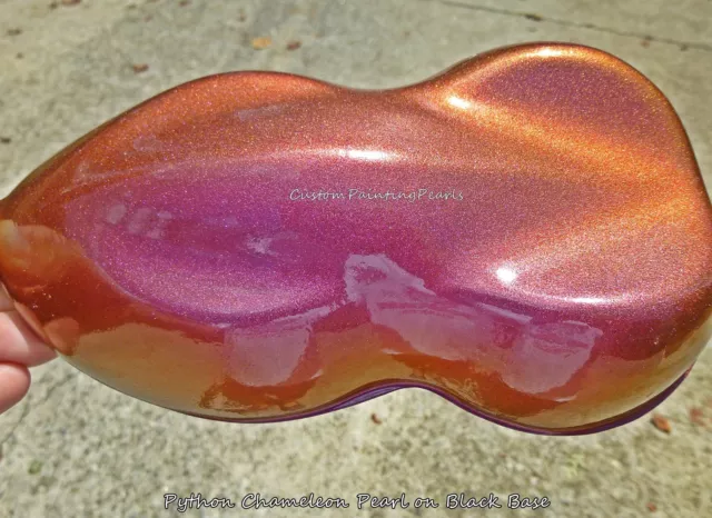 Python Color Shift Pearl Pigment Clear Black Auto Lacquer Matte Paint