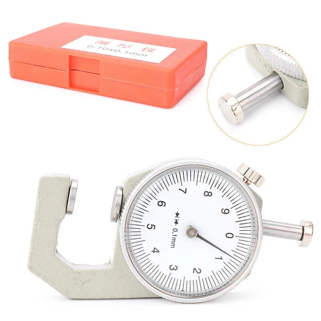 Medidor de espesor artesanal artesanal de cuero/joyería de cuero/10 mm medidas